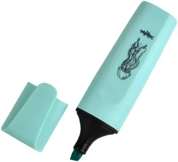 Текстовыделитель Медуза, бирюзовый обложка книги