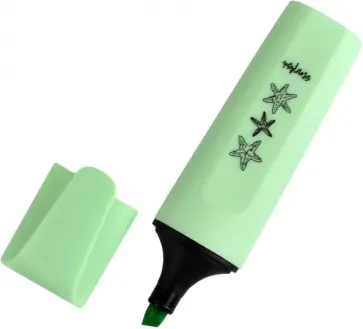 Текстовыделитель Морские звезды, мятный обложка книги