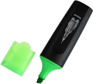 Текстовыделитель Москва, зелёный обложка книги