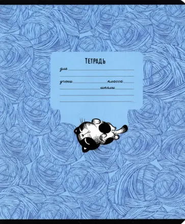 Тетрадь Запутанная история, 12 листов, линейка, А5+, в ассортименте обложка книги