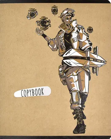 Тетрадь Кибер панк, 48 листов, клетка, в ассортименте Тетрадь Кибер панк, 48 листов, клетка, в ассортименте обложка книги