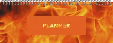 Планинг недатированный Огонь, 56 листов обложка книги