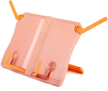 Подставка для книг, розовая обложка книги