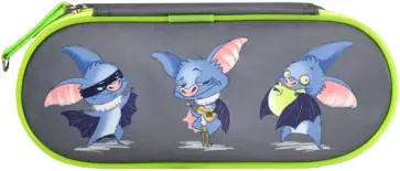 Пенал школьный Супер Мышь, микрофибра, 20.5х7.5х4 см обложка книги