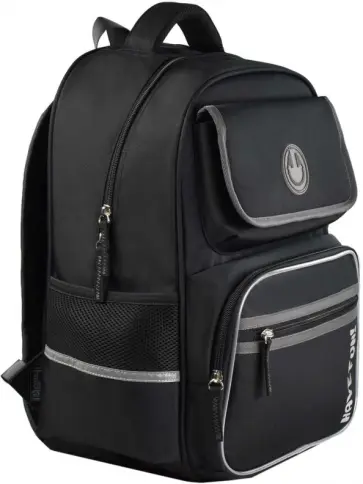 Рюкзак школьный Смайл, полиэстер, 30х42,5х15,5 см обложка книги