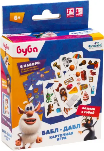 Буба. Настольная игра. Бабл-дабл обложка книги