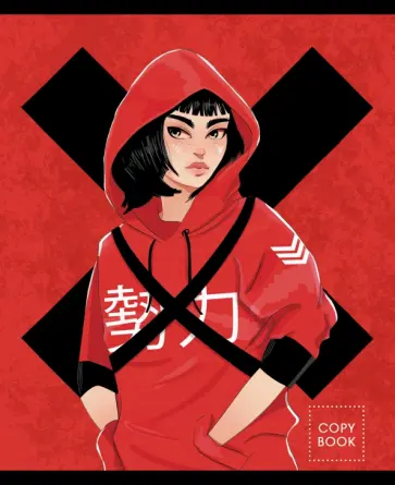 Тетрадь Street Team 2, 48 листов, точка обложка книги