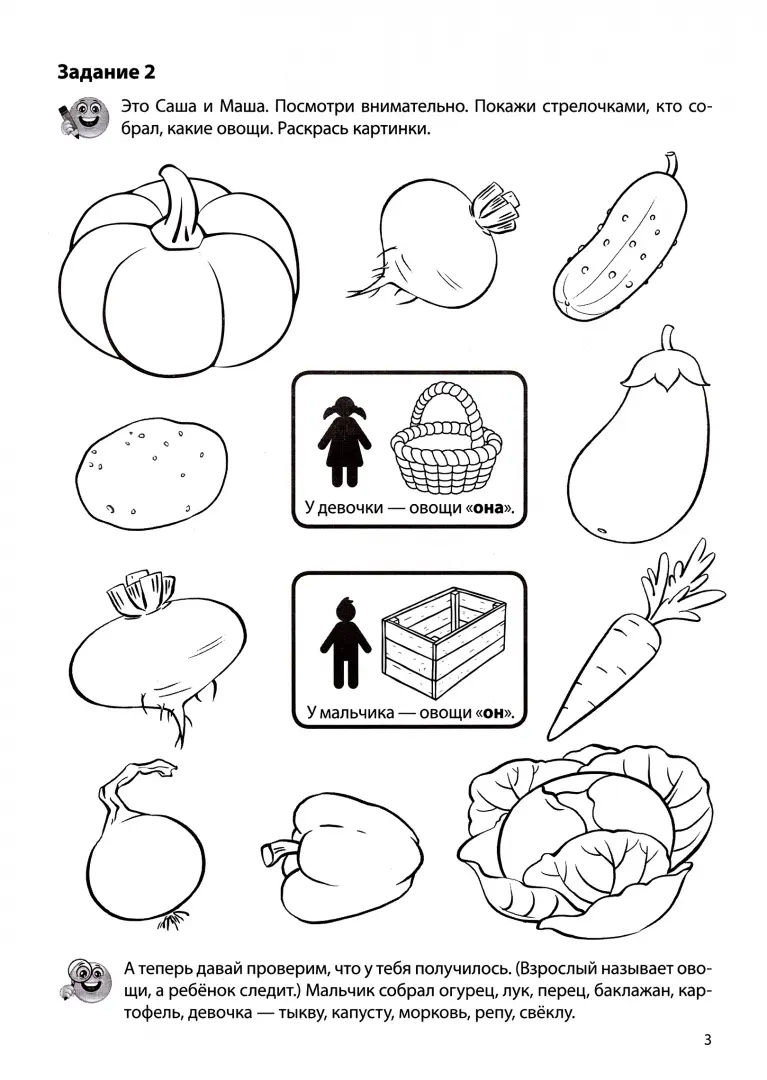 Раскраски , рисунки и картинки овощей
