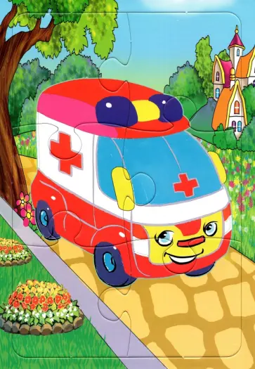 Пазл Скорая помощь, 6 элементов обложка книги