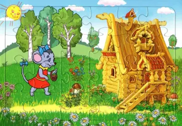 Пазл Мышка-Норушка, 24 элемента обложка книги