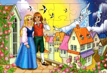 Пазл Снежная королева, 24 элемента обложка книги