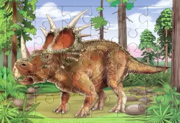 Пазл Динозавр Стиракозавр, 30 элементов обложка книги