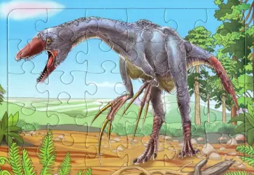 Пазл Динозавр Теризинозавр, 30 элементов обложка книги