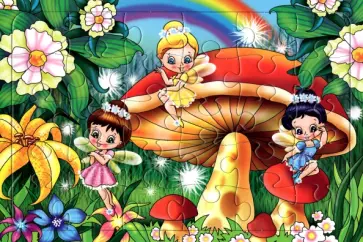 Пазл Маленькие феи, 30 элементов обложка книги