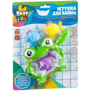 Набор для купания Лягушка-сачок обложка книги