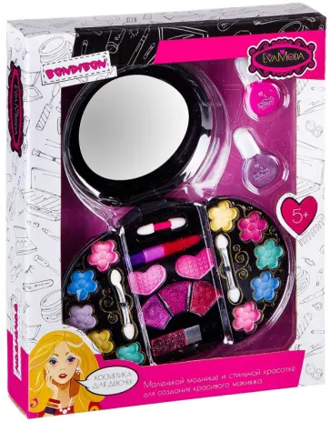 Набор детской декоративной косметики + лаки для ногтей обложка книги