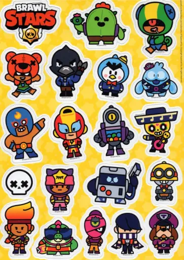Наклейки магнитные Brawl Stars Наклейки магнитные Brawl Stars обложка книги