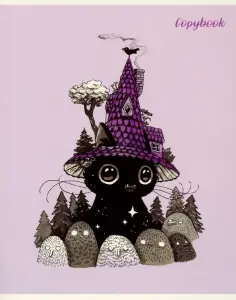 Тетрадь Ведьмочки, 48 листов, клетка, в ассортименте обложка книги