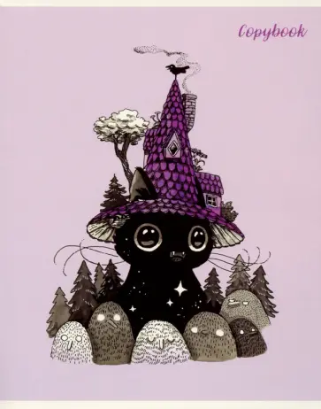 Тетрадь Ведьмочки, 48 листов, клетка, в ассортименте обложка книги