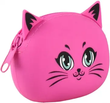 Кошелёк силиконовый Кошка обложка книги