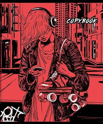 Тетрадь Уличный стиль, А5+, 48 листов, клетка, в ассортименте Тетрадь Уличный стиль, А5+, 48 листов, клетка, в ассортименте обложка книги