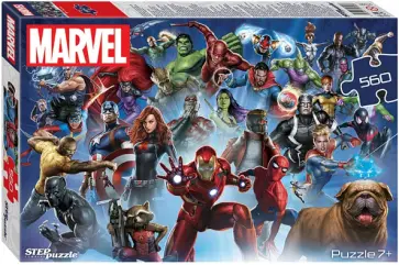 Мозаика puzzle-560 Marvel, new обложка книги
