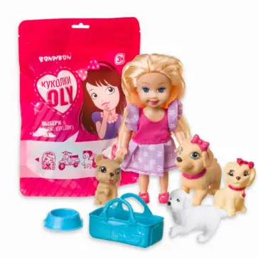Набор игровой. Куколка OLYс собачками обложка книги