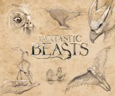 Скетчбук. Фантастические твари, 96 листов обложка книги