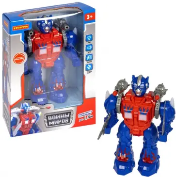 Робот Воины миров, световые и звуковые эффекты обложка книги