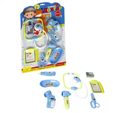 Игровой набор Доктор, со светом и звуком обложка книги