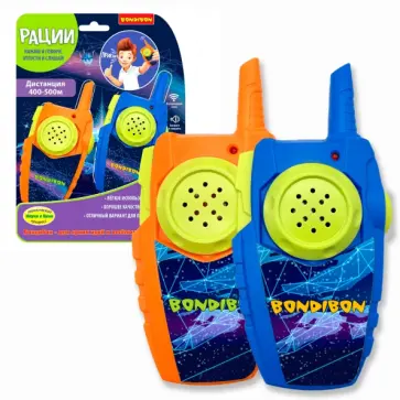 Набор игровые Рации (2 штуки), 1 канал, дальность 400-500м обложка книги