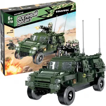 Конструктор Военный Десант. Разведывательная машина Конструктор Военный Десант. Разведывательная машина обложка книги
