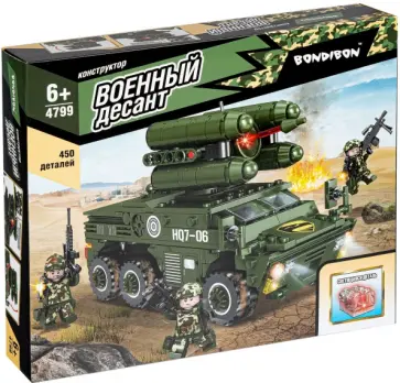 Конструктор Военный Десант, Зенитная установка Конструктор Военный Десант, Зенитная установка обложка книги