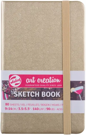 Блокнот для зарисовок Art Creation, 80 листов, 9х14 см., белое золото Блокнот для зарисовок Art Creation, 80 листов, 9х14 см., белое золото обложка книги