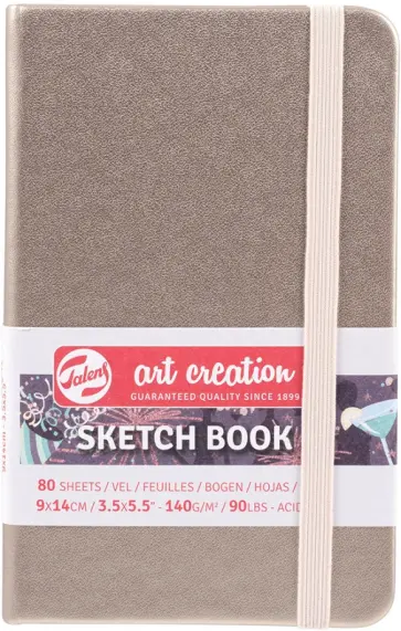 Блокнот для зарисовок Art Creation, 80 листов, 9х14 см., розовое шампанское Блокнот для зарисовок Art Creation, 80 листов, 9х14 см., розовое шампанское обложка книги