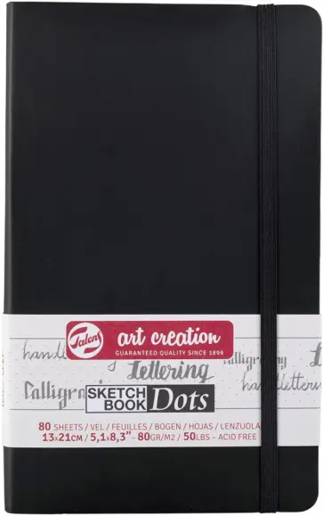 Блокнот для зарисовок Art Creation, 80 листов, 13х21 см, точка Блокнот для зарисовок Art Creation, 80 листов, 13х21 см, точка обложка книги