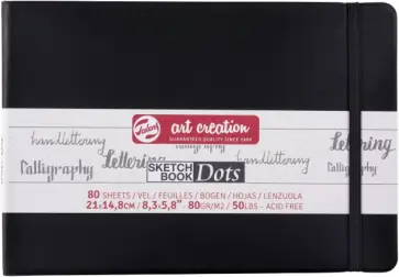 Блокнот для зарисовок Art Creation, 80 листов, 21х14,8 см, точка Блокнот для зарисовок Art Creation, 80 листов, 21х14,8 см, точка обложка книги