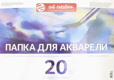 Папка для акварели Art Creation, А3, 20 листов Папка для акварели Art Creation, А3, 20 листов обложка книги