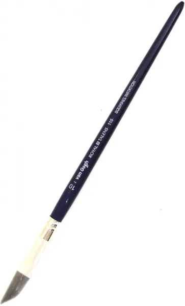 Кисть для акварели VanGogh 115, №10, белка имитация, сабельная Кисть для акварели VanGogh 115, №10, белка имитация, сабельная обложка книги