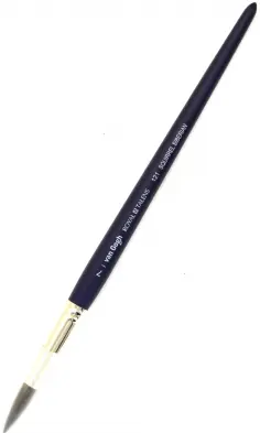 Кисть для акварели VanGogh 121, №7, белка сибирская, круглая обложка книги