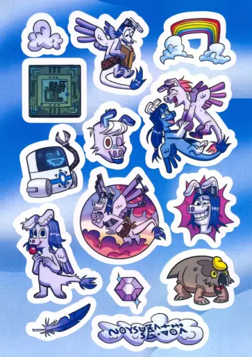 Федор Нечитайло - Лист Стикеров Назад Нельзя. Воздушные Драконы Федор Нечитайло - Лист Стикеров Назад Нельзя. Воздушные Драконы обложка книги