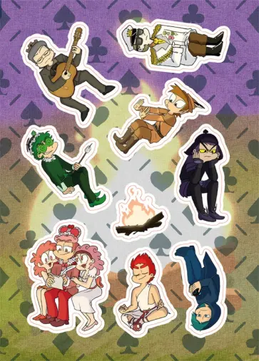 Федор Нечитайло - Лист Стикеров 13 Карт. Конец. Земля Королей Федор Нечитайло - Лист Стикеров 13 Карт. Конец. Земля Королей обложка книги