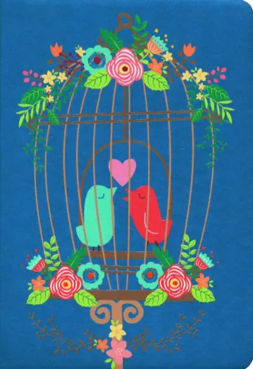 Книга для записей Be happy! Дизайн 1, 80 листов, А6+ обложка книги