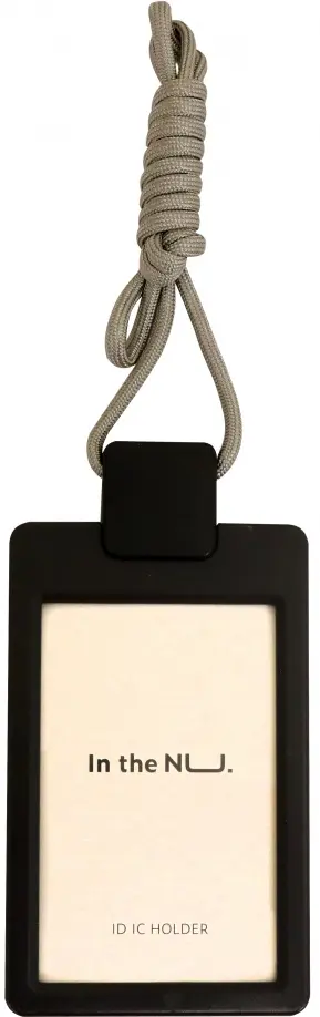 Бейдж Nusign, вертикальный, со шнуром обложка книги