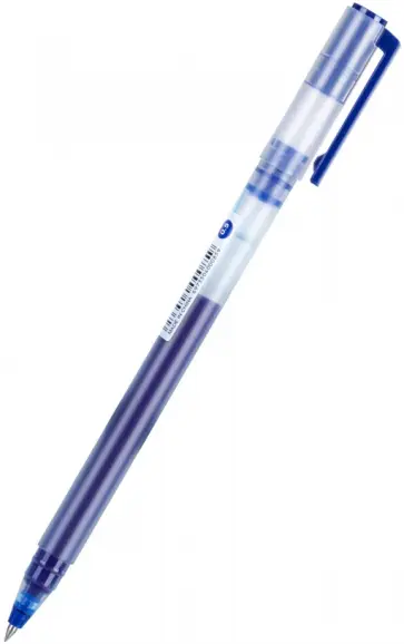 Ручка гелевая Daily Max, синяя обложка книги