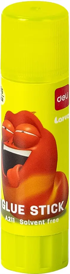 Клей-карандаш Larva, 8 гр, в ассортименте обложка книги