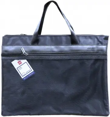 Портфель офисный, черный обложка книги