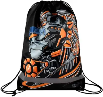 Мешок для сменной обуви Кибер лев обложка книги