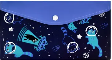 Папка для документов Коты в космосе обложка книги