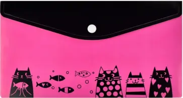 Папка для документов Коты с рыбками обложка книги